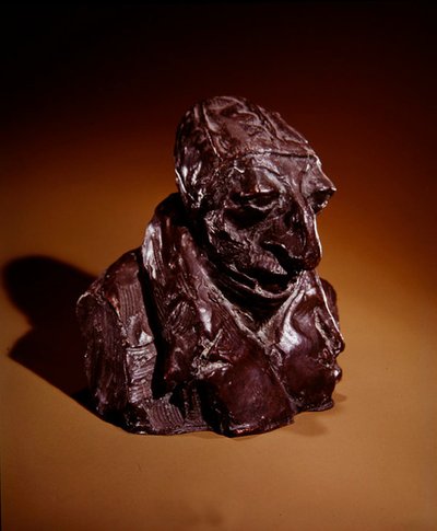 Honoré-Victorin Daumier (Hombre con Cabeza Plana), c.1832-35 de Auguste Rodin