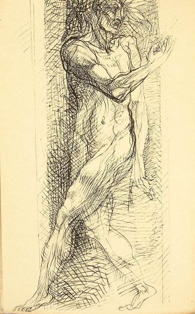 Ilustración para Las Flores del Mal de Charles Baudelaire, 1887-1888 de Auguste Rodin