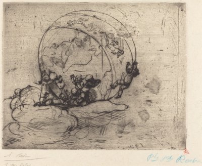 Les Amours Conduisant le Monde de Auguste Rodin