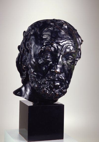 Hombre con la nariz rota, antes de 1864 de Auguste Rodin