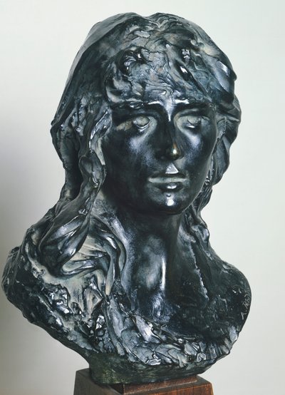 Mignon (Retrato de Rose Beuret), por Auguste Rodin (1840-1917), retrato de Auguste Rodin