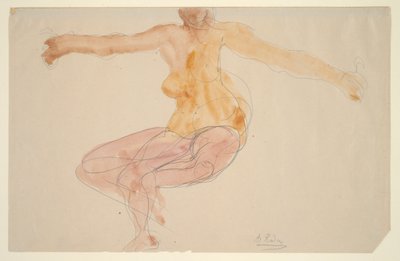 bailando desnuda de Auguste Rodin
