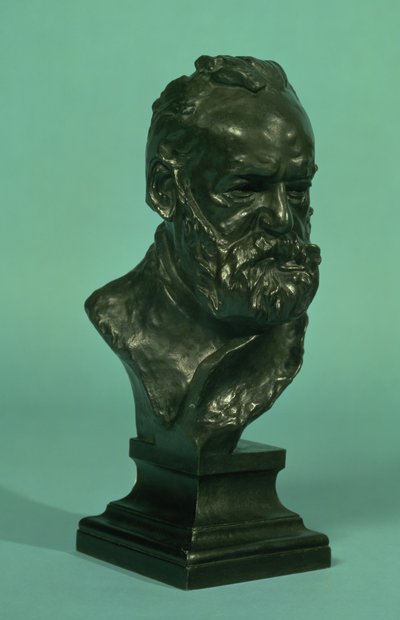 Cabeza de retrato de Victor Hugo (1802-85) de Auguste Rodin