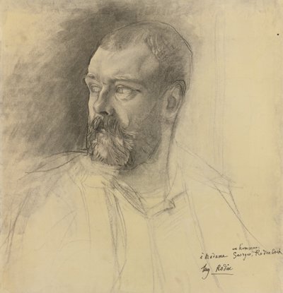 Retrato de Octave Mirbeau 1848-1917, ca 1893 de Auguste Rodin