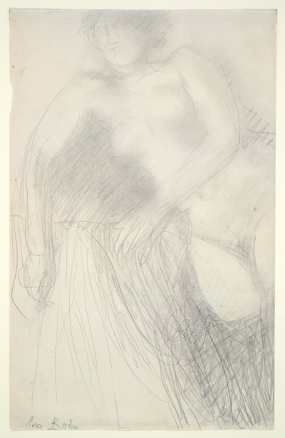Desnudo femenino reclinado de Auguste Rodin