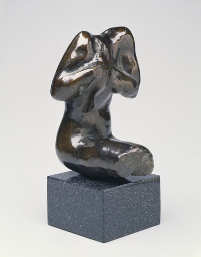 Pequeño torso femenino sentado, molde moderno de Auguste Rodin