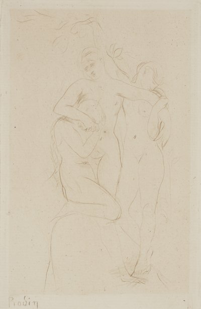 Almas en el purgatorio de Auguste Rodin