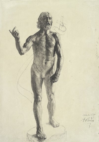 San Juan Bautista, 1880 de Auguste Rodin