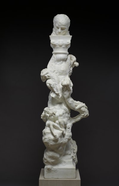 El Poeta y la Vida Contemplativa: La Columna Fenaille, 1896 de Auguste Rodin