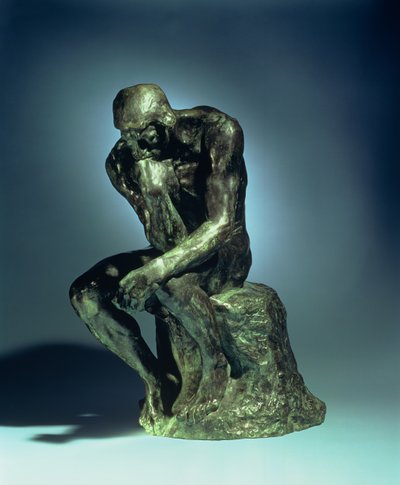 El pensador, c.1881 de Auguste Rodin