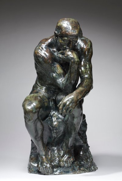 El pensador, c. 1880 de Auguste Rodin