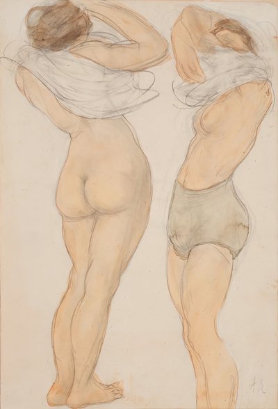 Dos figuras, n.d. de Auguste Rodin