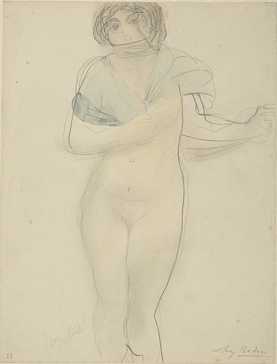 Mujer con chal de Auguste Rodin