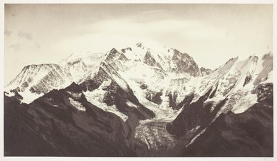 Savoie 46, Mont-Blanc, visto desde Mont-Joli de Auguste Rosalie Bisson