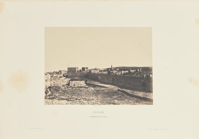 Jerusalén. Fortaleza de Sión de Auguste Salzmann