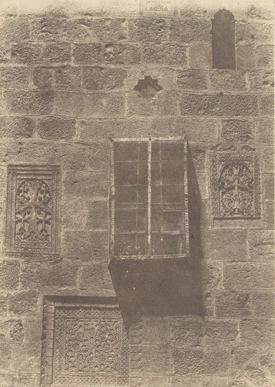 Jerusalén. Convento armenio. Ornamentos de Auguste Salzmann
