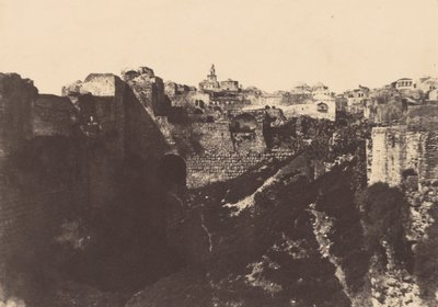 Jerusalén. Recinto del Templo. Piscina Probática 1 de Auguste Salzmann