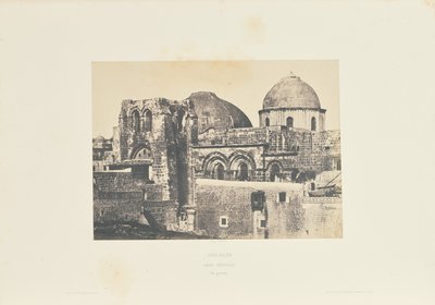 Jerusalén. Santo Sepulcro. Vista general. de Auguste Salzmann