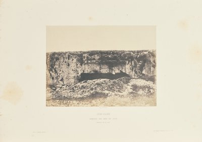 Jerusalén. Tumba de los reyes de Judá. Interior del patio de Auguste Salzmann
