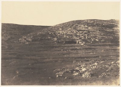 Jerusalén. Tumba judía a tres millas al norte-noroeste de Jerusalén de Auguste Salzmann