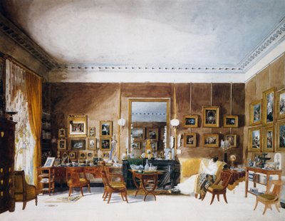 Sala de estar de la Duquesa de Berry en Tuileries de Auguste Simon Garneray
