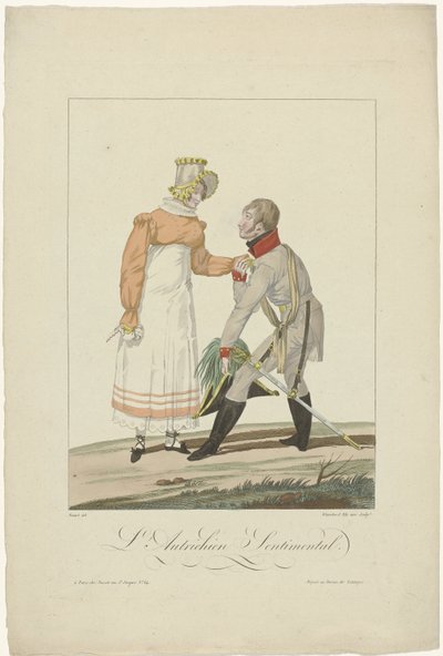 Los aliados en París en 1815: el austriaco sentimental de Auguste Thomas Marie Blanchard