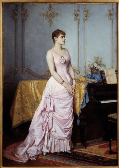 Retrato de la cantante Rose Caron (1857-1930) de Auguste Toulmouche