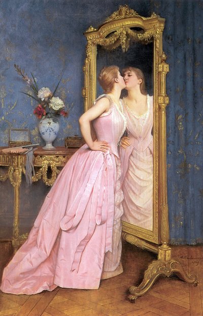 Vanidad, c.1889 de Auguste Toulmouche
