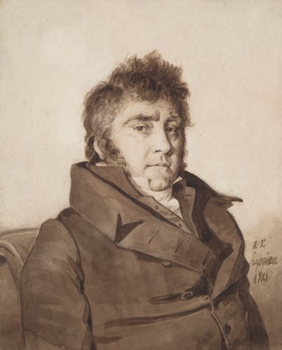 Retrato de la artista de Auguste Xavier Leprince