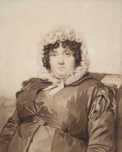 Sin título (Retrato de la artista) de Auguste Xavier Leprince