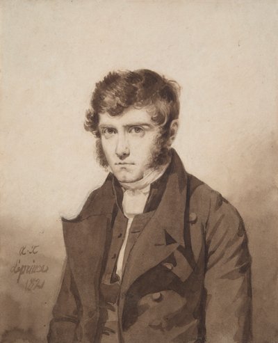 Sin título (Retrato de la artista) de Auguste Xavier Leprince