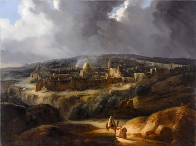 Jerusalén vista desde el Monte Josafat de Auguste de Forbin