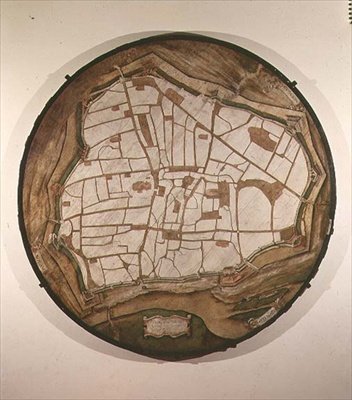 Mapa circular de Viena, 1547-49 de Augustin Hirschvogel
