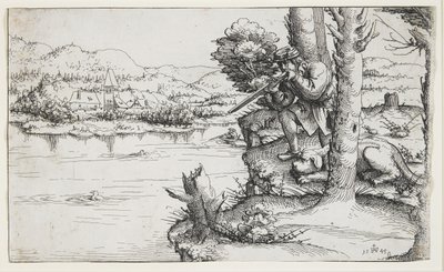 Caza de Patos con Armas de Fuego, 1545 de Augustin Hirschvogel