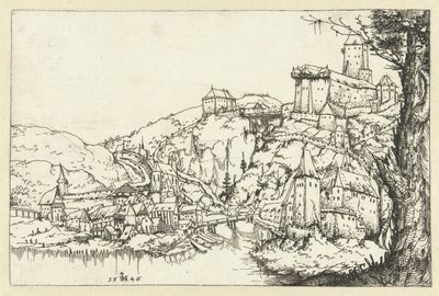 Vista de Passau de Augustin Hirschvogel
