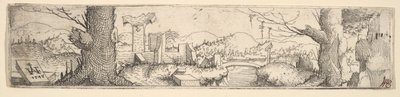 Paisaje, 1545 de Augustin Hirschvogel