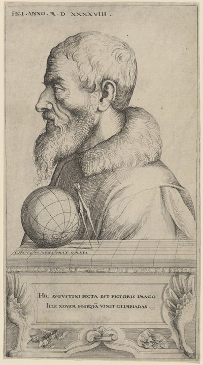 Autorretrato de Augustin Hirschvogel