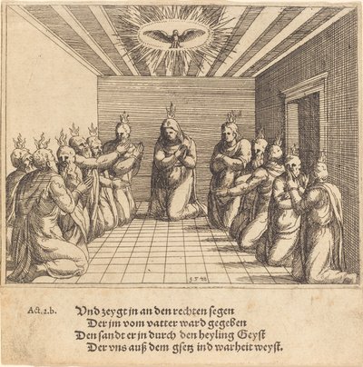 El Descenso del Espíritu Santo de Augustin Hirschvogel