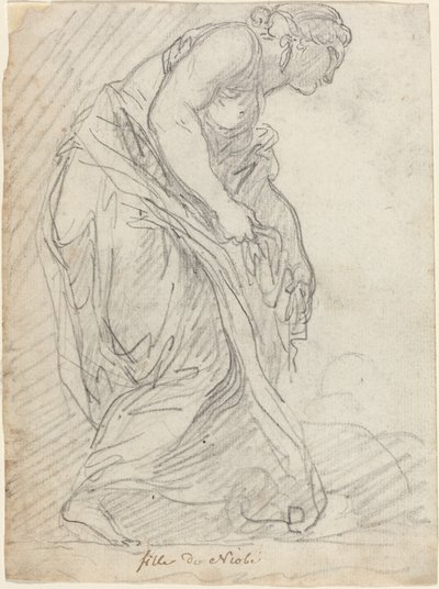 Una de las hijas de Niobe de Augustin Pajou