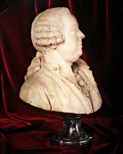 Retrato que se cree es de Louis-Pierre-Sebastien, Mariscal de Sainscy de Augustin Pajou