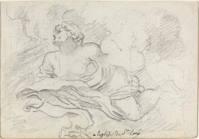 Ángel de la Asunción (recto) de Augustin Pajou after Charles Mellin