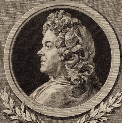 Retrato del compositor Jean-Baptiste Lully 1632-1687, 1770 de Augustin Saint Aubin de