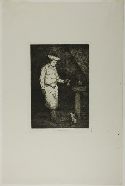 El almuerzo del gato de Augustin Théodule Ribot
