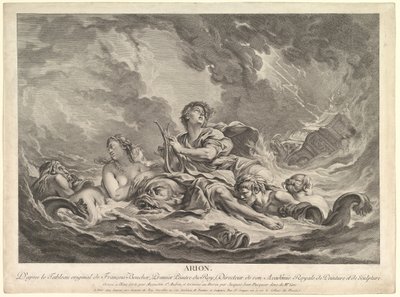 Arion, 1763-66 de Augustin de Saint Aubin