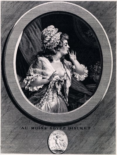 ¡Al menos sé discreto!, 1789 de Augustin de Saint Aubin