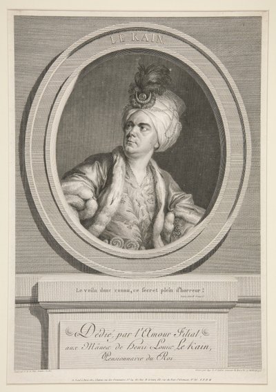 Henri Louis Cain (llamado Le Kain) (1728-1778) de Augustin de Saint Aubin