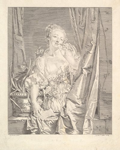 Le Baiser Envoyé de Augustin de Saint Aubin