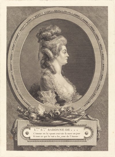 Louise Emilie Baronne de *** de Augustin de Saint Aubin