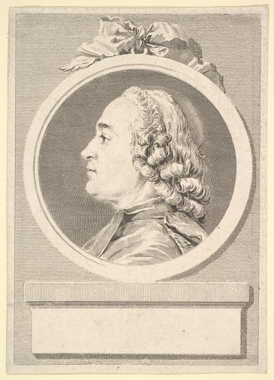 Retrato de Charles Gauzargues, 1767 de Augustin de Saint Aubin