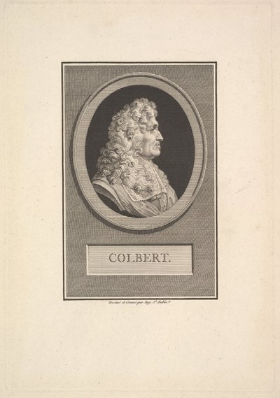 Retrato de Colbert, 1800 de Augustin de Saint Aubin